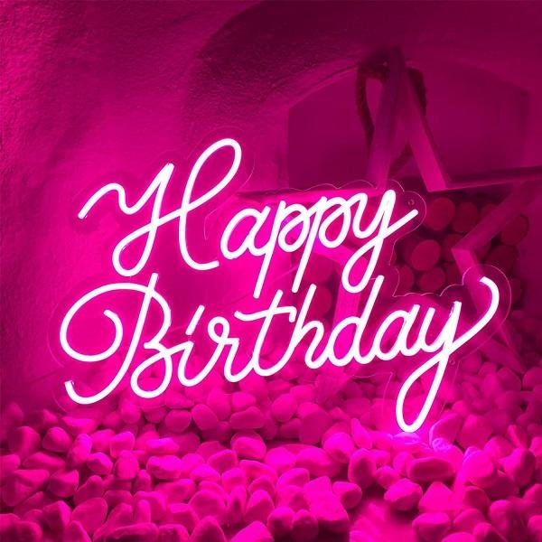 neon birthday