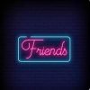 pink neon sign