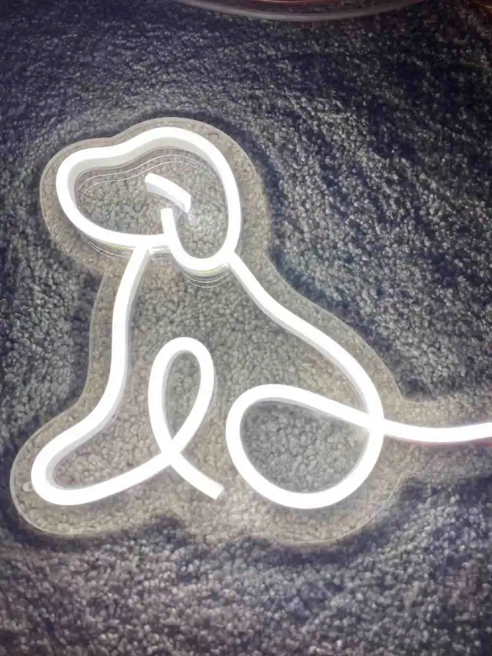 White Dog Neon
