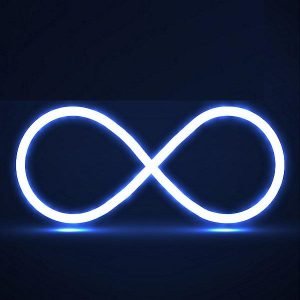 led name plate infinity neon sign