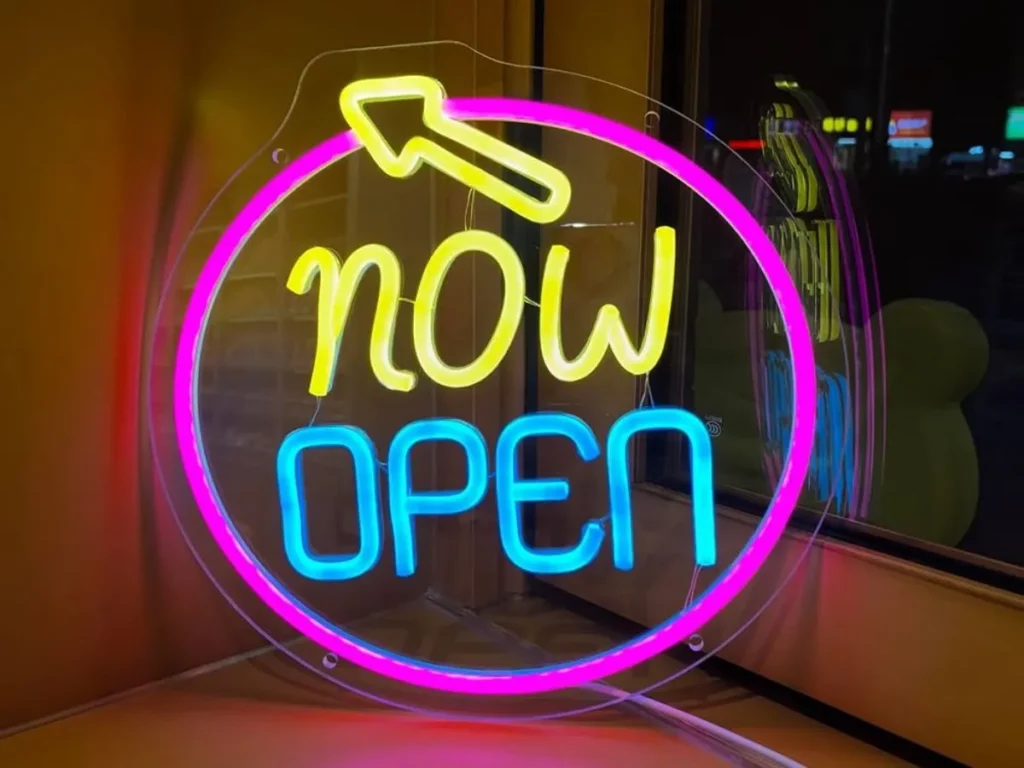 Neon sign For business