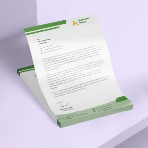 Letter Head Page